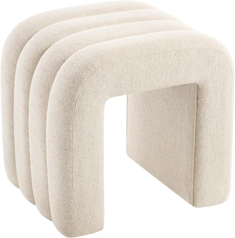Arched Ottoman Foot Stool 45CM Height Upholstered Pouffe