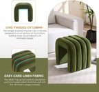 Arched Ottoman Foot Stool 45CM Height Upholstered Pouffe