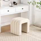 Arched Ottoman Foot Stool 45CM Height Upholstered Pouffe