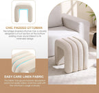 Arched Ottoman Foot Stool 45CM Height Upholstered Pouffe