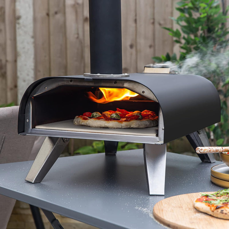 Outdoor 12 Inch Wood Pellet Portable Fired Pizza