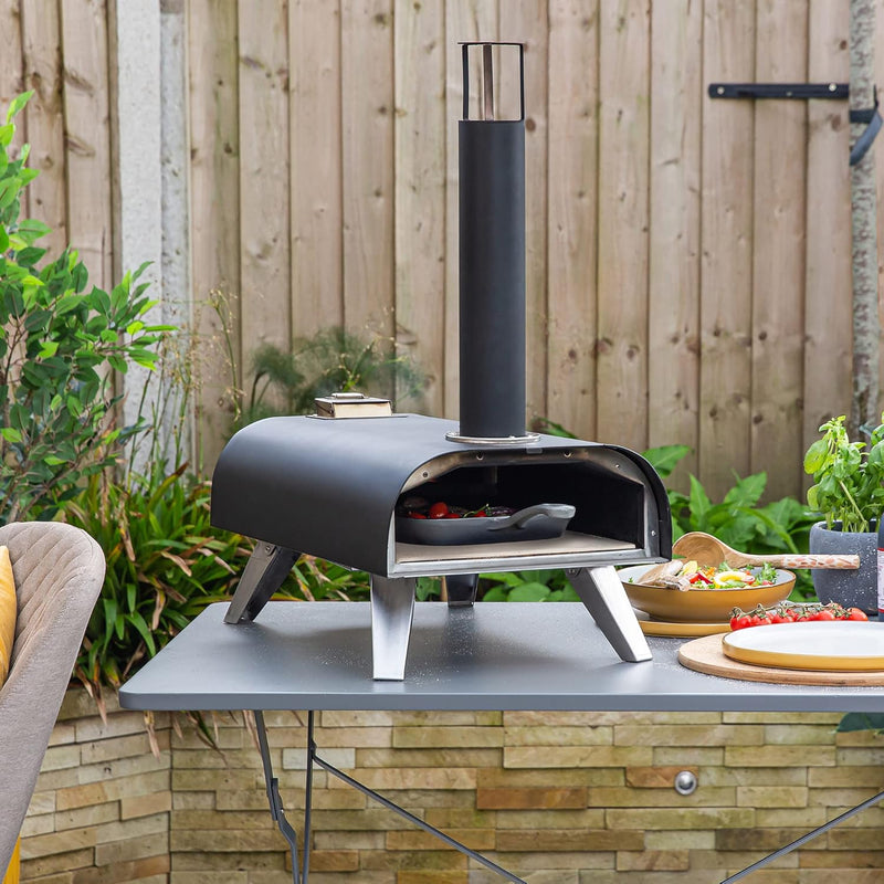 Outdoor 12 Inch Wood Pellet Portable Fired Pizza