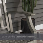 Outdoor Bench Garden with Anti-Rust Aluminium Steel Metal
