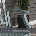 Outdoor Bench Garden with Anti-Rust Aluminium Steel Metal