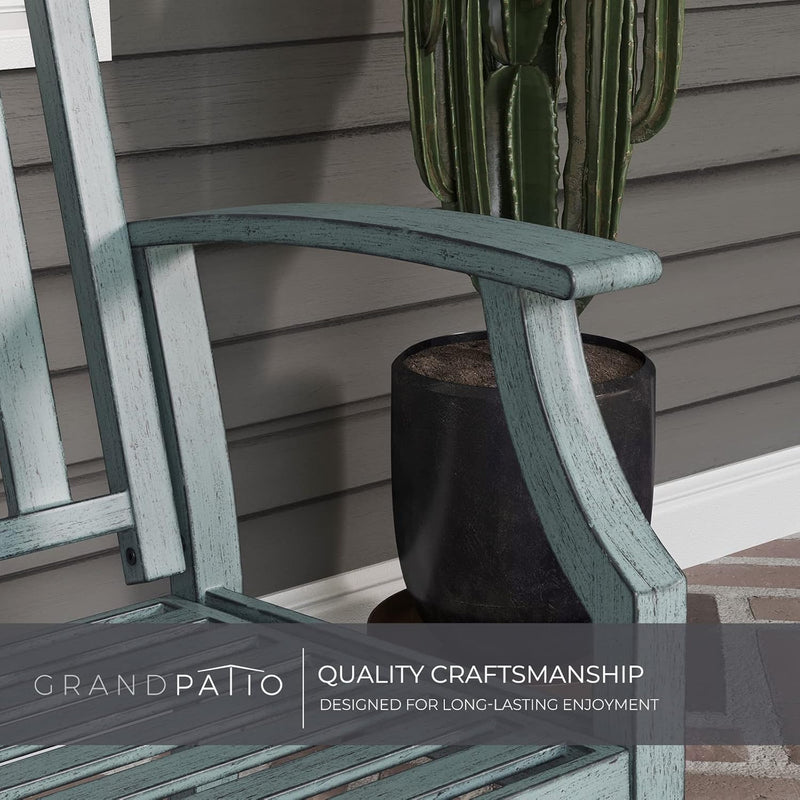 Outdoor Bench Garden with Anti-Rust Aluminium Steel Metal
