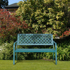 Outdoor Bench Garden with Anti-Rust Aluminium Steel Metal