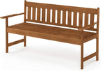 Outdoor Bench Occasional Garden with Back for Patio