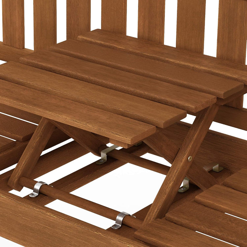 Outdoor Bench Occasional Garden with Back for Patio