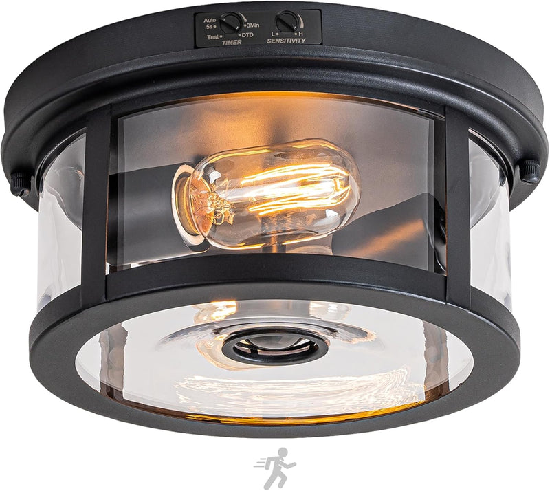 Outdoor Ceiling Lights with Motion Sensor Dusk Till