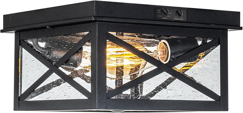Outdoor Ceiling Lights with Motion Sensor Dusk Till