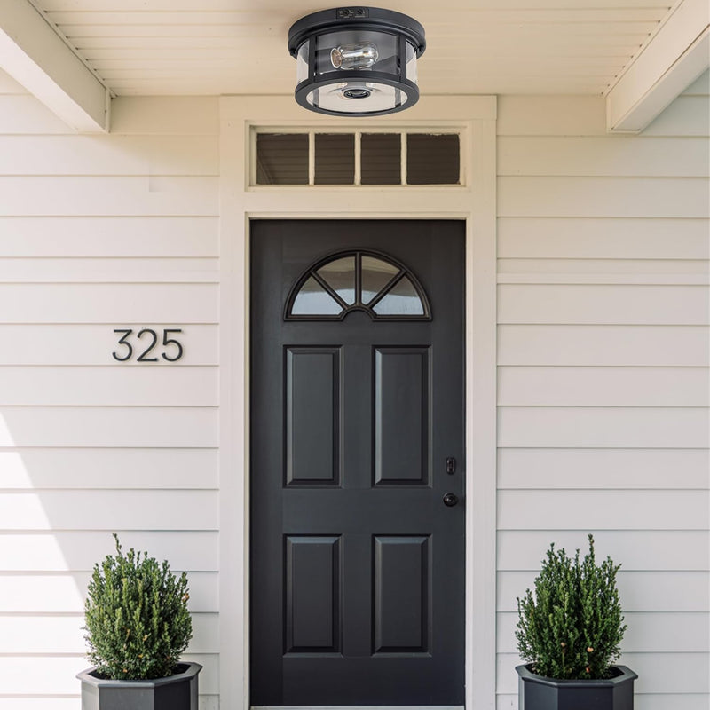 Outdoor Ceiling Lights with Motion Sensor Dusk Till