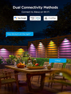 Outdoor Fence Wall Light Rgbwic Smart 4000K (6 Pack)