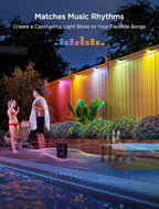 Outdoor Fence Wall Light Rgbwic Smart 4000K (6 Pack)