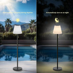 Outdoor Floor Lamp Solar Lamps for Patio Waterproof