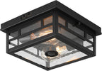 Outdoor Flush Mount Motion Sensor Ceiling Light Timeless