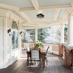 Outdoor Flush Mount Motion Sensor Ceiling Light Timeless