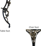 Outdoor Furniture Bistro Set with Rose Pattern 1