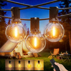 Outdoor Garden Lights Mains Powered 80FT 24m