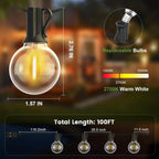 Outdoor Garden Lights Mains Powered 150FT 45m