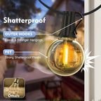 Outdoor Garden Lights Mains Powered 80FT 24m