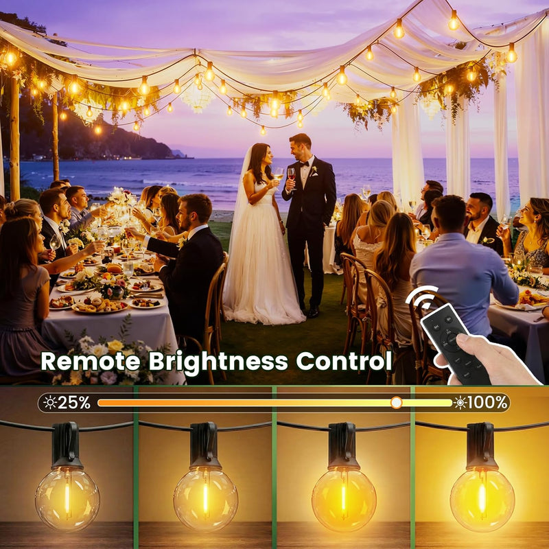 Outdoor Garden Lights Mains Powered 80FT 24m