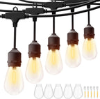 Outdoor Garden String Lights Mains Powered 100FT 30m