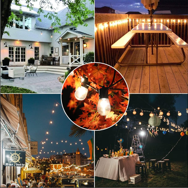 S14 Outdoor String Lights Mains Powered 100FT Garden