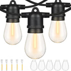 Outdoor Garden String Lights Mains Powered 100FT 30m