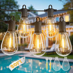 Outdoor Garden String Lights Mains Powered 100FT 30m