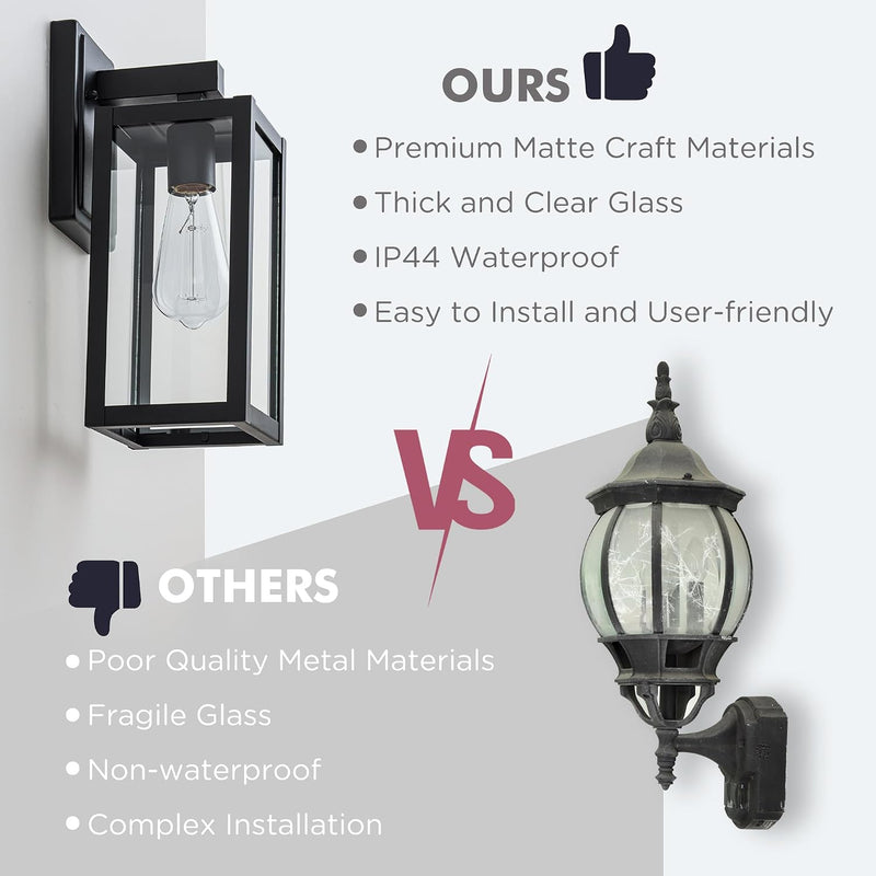 Outdoor Lantern Wall Lights E27 Porch Light