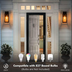 Outdoor Lantern Wall Lights E27 Porch Light