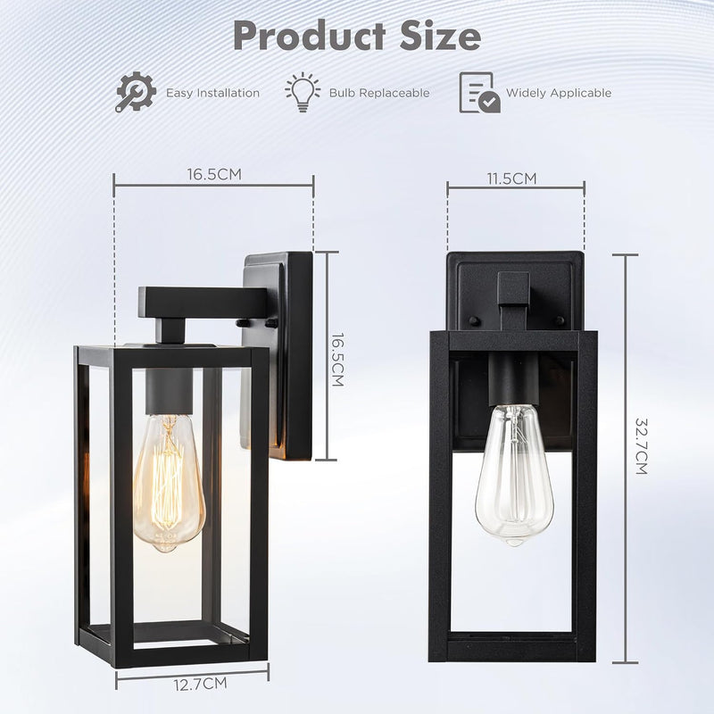 Outdoor Lantern Wall Lights E27 Porch Light