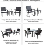 Outdoor Lounge Chair for Outside Patio Porch Metal