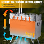 Outdoor Medium Sauna Hot Tent Stove Portable Camping