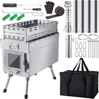 Outdoor Medium Sauna Hot Tent Stove Portable Camping