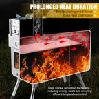 Outdoor Medium Sauna Hot Tent Stove Portable Camping