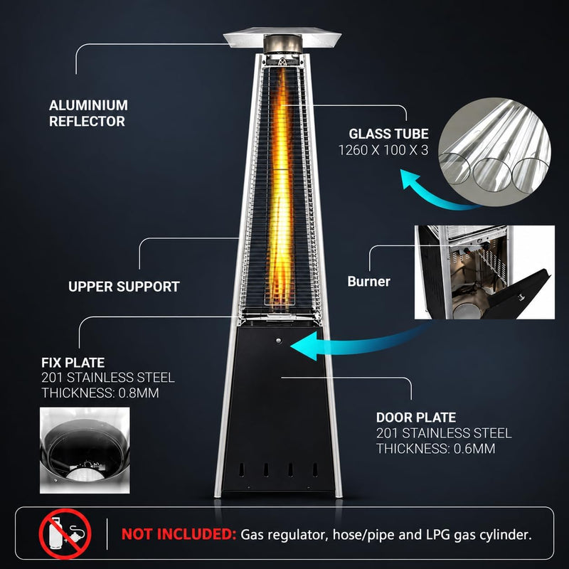 Outdoor Patio Gas Heater Garden Camp Bbq Parties