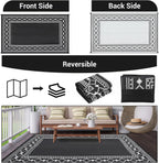 Outdoor Rug Waterproof Reversible