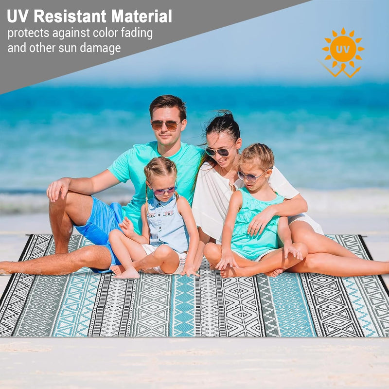 Outdoor Rug Waterproof Reversible