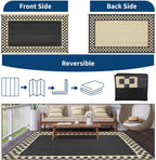 Outdoor Rug Waterproof Reversible