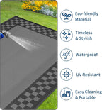 Outdoor Rug Waterproof Reversible