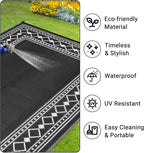 Outdoor Rug Waterproof Reversible