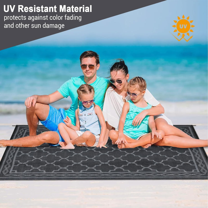 Outdoor Rug Waterproof Reversible