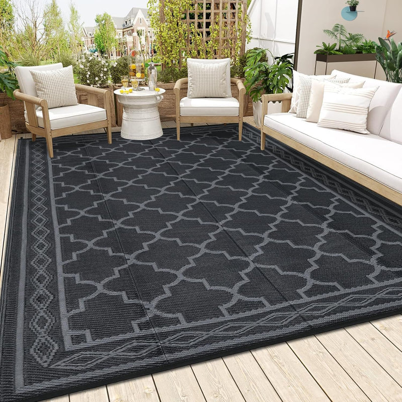 Outdoor Rug Waterproof Reversible