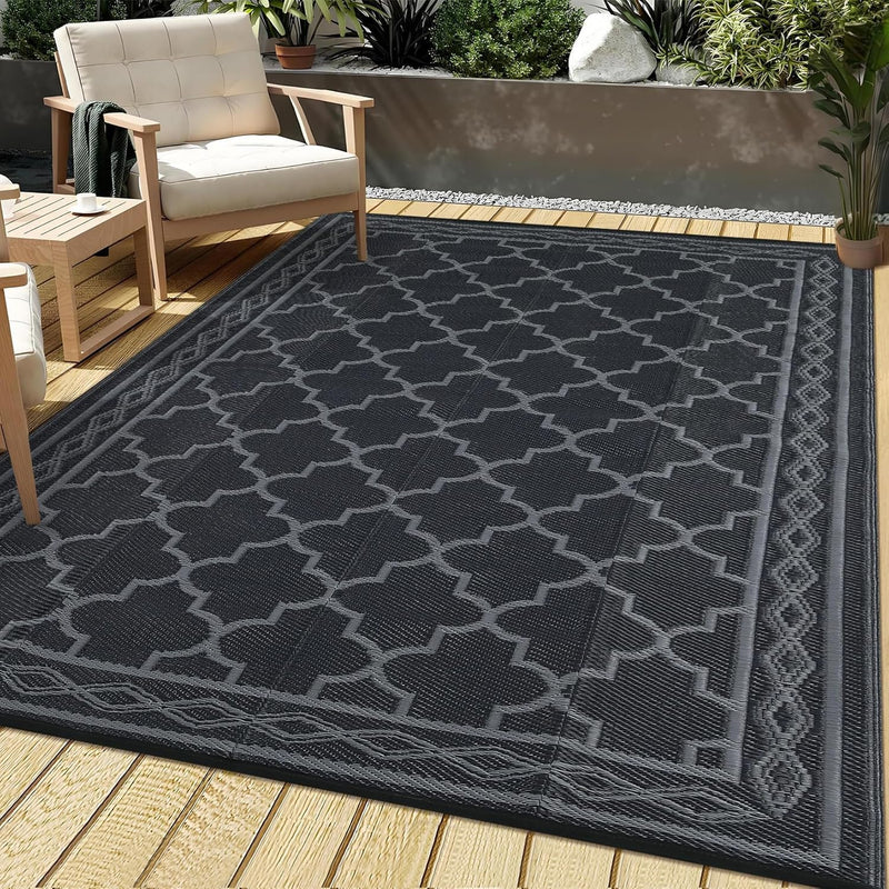 Outdoor Rug Waterproof Reversible