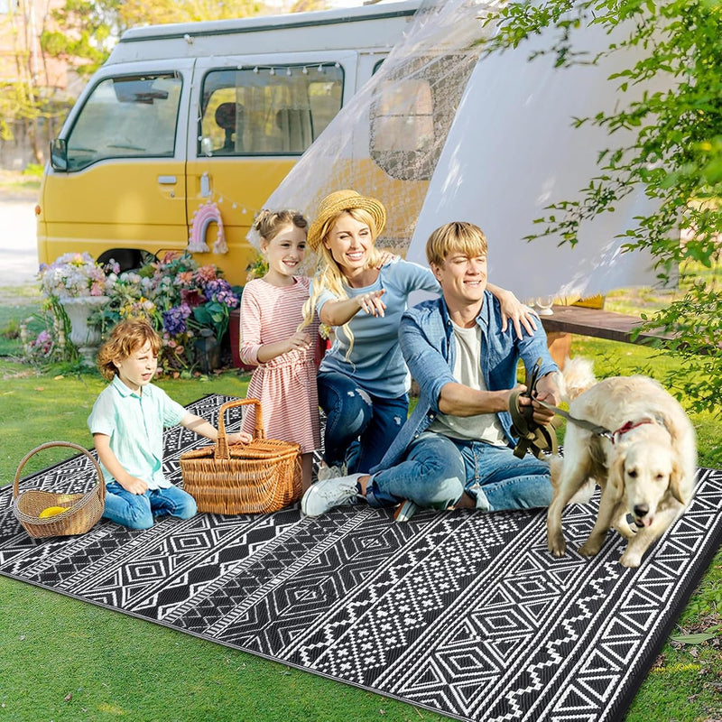 Outdoor Rug Waterproof Reversible
