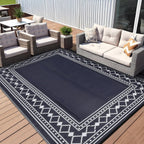 Outdoor Rug Waterproof Reversible