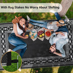 Outdoor Rug Waterproof Reversible