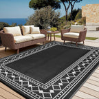 Outdoor Rug Waterproof Reversible