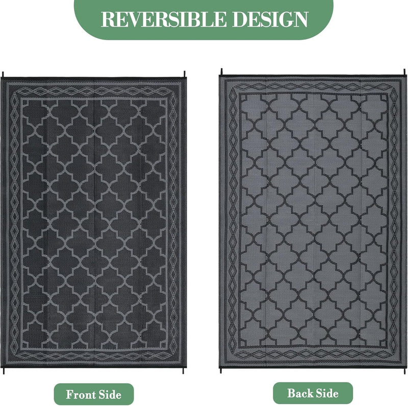 Outdoor Rug Waterproof Reversible